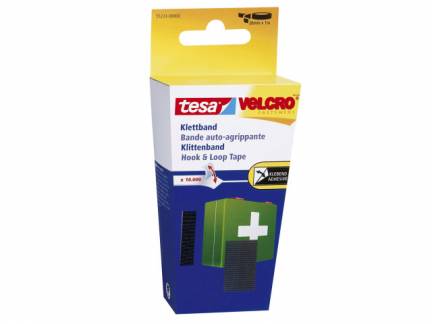 Burretape tesa Velcro sort 20mmx1m/pak 55224