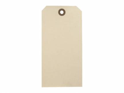 Manillam&aelig;rker natur 80x160mm A9 1000st/pkt