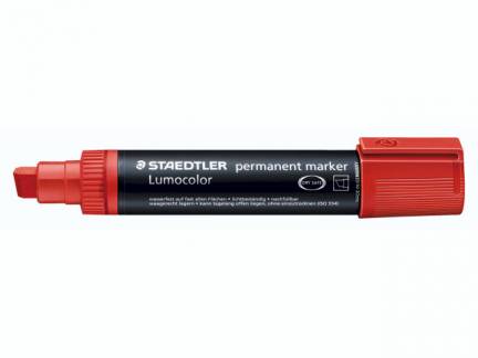 Marker Lumocolor permanent rød 2-12mm 388