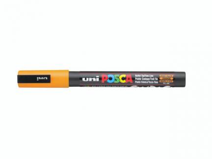 Paint marker Uni Posca PC-3M bright yellow 0,9-1,3mm