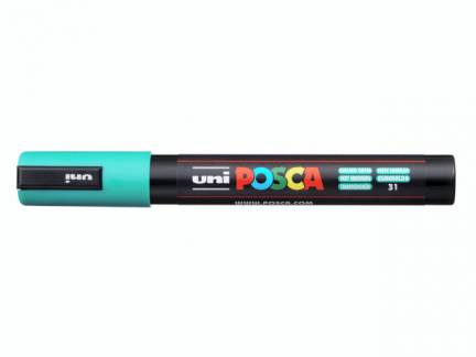 Paint marker Uni Posca PC-5M emerald green 1,8-2,5mm