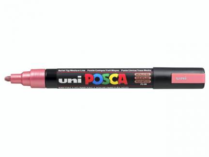 Paint marker Uni Posca PC-5M metallic red 1,8-2,5mm