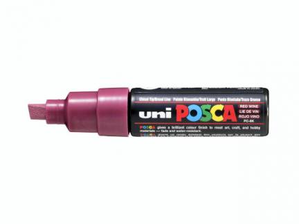 Paint marker Uni Posca PC-8K red wine 8mm