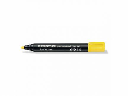 Marker STAEDTLER Lumocolor permanent gul 2mm 352