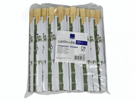 Spisepinde bambus 21cm Ø0,5cm 100par/pak