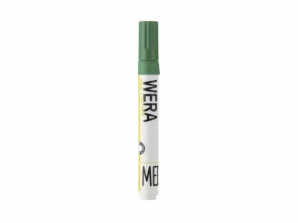 Whiteboardmarker WERA grøn kantet spids 1-4mm