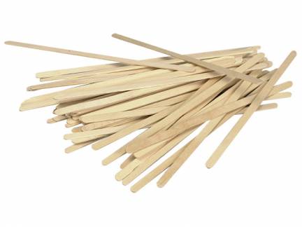 R&oslash;repind birketr&aelig; natur 14cm med afrundede ender 1000stk/pak