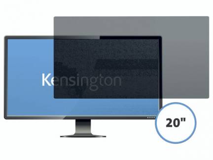 Sk&aelig;rmfilter Kensington 20.0" wide 16:9 2-vejs aftagelig