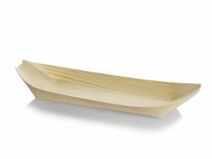 Træbåd fyrrespån 32cm 50stk/pak båd
