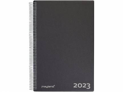 Aftalekalender A4 sort 2023 21x29,7cm 1dag/side 23 2200 00