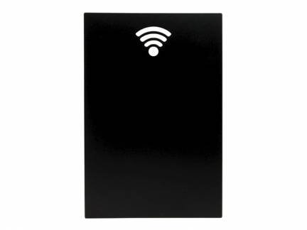 Vægtavle Securit Silhouet Wi-Fi sort