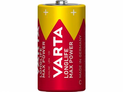 Batteri Varta Longlife Max Power C 2stk/pak blister