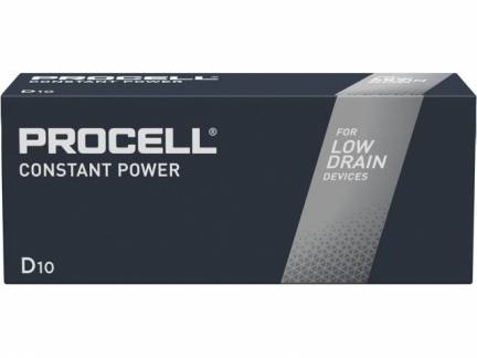 Batteri Procell alkaline Constant D 10stk/pak