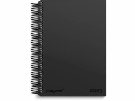 Dagkalender A5 Job/Privat 15x21cm sort 2023 2009 00
