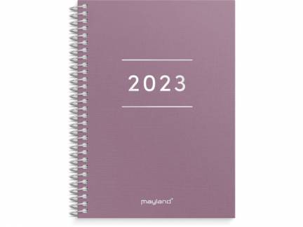 Ugekalender A6 blomme 10,5x14,8cm h&oslash;jformat 2023 2011 10