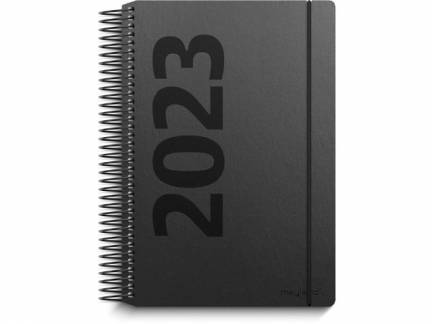 Spiralkalender &Aring;rstal genbrug 11,7x17,1cm 1 dage/side 2023 2080 00