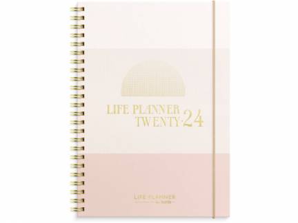 Life Planner pink 14,8x21cm tværf 2024 2277 00
