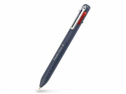 Kuglepen Pentel BXC470DC IZEE sort/rød/grøn/blå 1mm m/metal clip