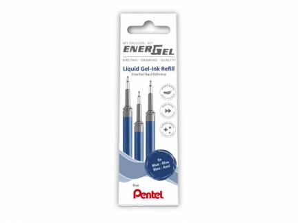 Rollerpen Pentel  Energel blå 3-pack LRN5-3C
