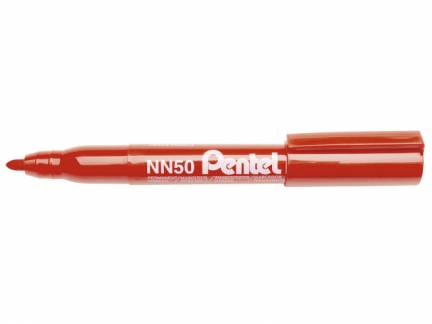 Marker Pentel NN50 rød spids 5mm RECYCOLOGY