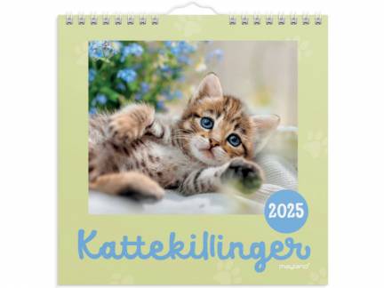 Vægkalender mini Kattekillinger 2025