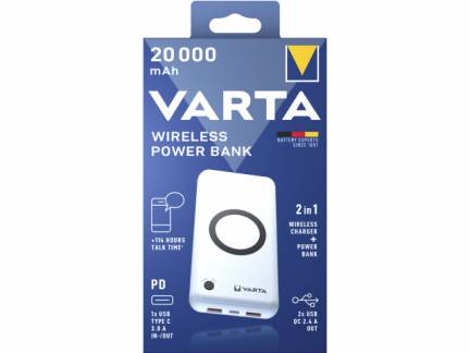 Powerbank Varta 20000mAh wireless