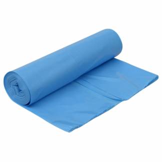 Affaldssække plastik blå 550x1030mm Luksus 10stk/rul