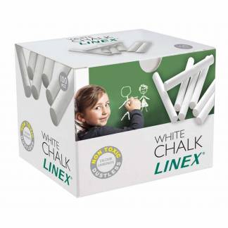 Kridt Linex CCCHW 100 hvid 100stk/pak