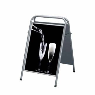 Gadeskilt TWIN Light B2 Expo Sign 50x70cm hvid m/magnetluk