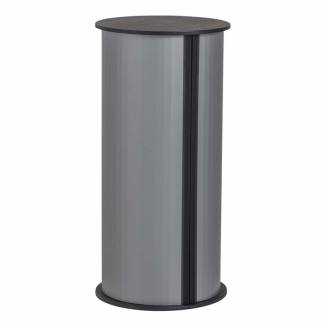 Messebord TWIN rund sort