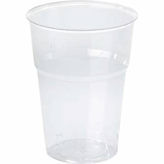 Plastglas økonomi 25cl 0,2l 50stk/ps