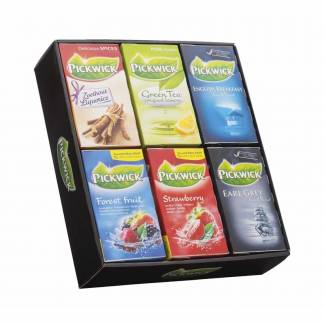 Teæske Pickwick Top 6 20breve/æsk 6æsk/pak