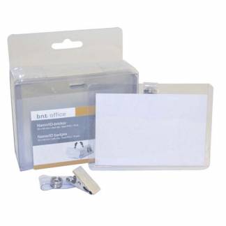 Navneskilte t/ID 60x90mm hård plast liggende format