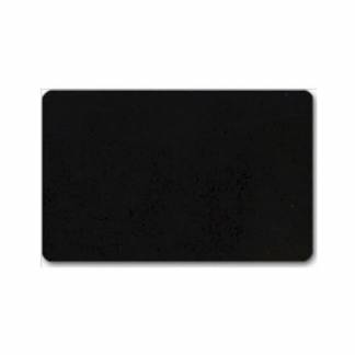 Plastikkort til kortprinter mat sort kerne 86x54x0,76mm