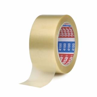Tape tesa 4100 Rillet PVC 50mmx66m Klar