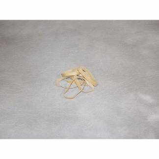 Gummibånd hvid 10x100mm 1000g/pak