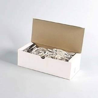 Gummibånd hvid 5x140mm 500g/pak