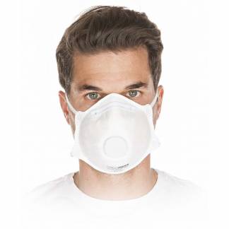 Åndedrætsværn  m/ventil FFP2 mod partikler 10stk/pak