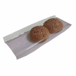 Baguetteposer m/helsidet rude 100/50x350mm hvid 1000stk/pak