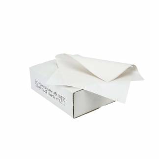 Indpakningspapir PE belagt 37x50cm 10kg/pak hvid uden tryk