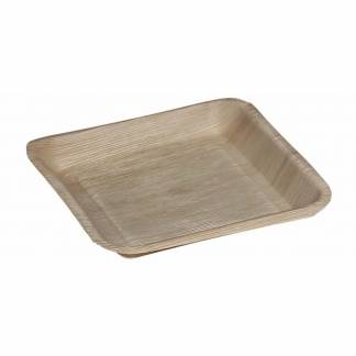 Tallerken palmeblad 24x24cm 100stk/pak