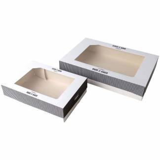 Kage&aelig;ske 437x297x120mm m/l&aring;g & rude 30st friskbagt