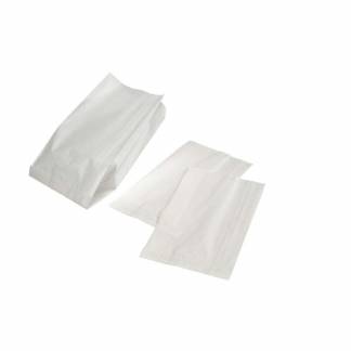 Bagerpose 10kg m/sidefals hvid 310/90x535mm 250stk/pak