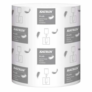 Aftørringspapir Katrin Plus M 1-la 20,5cmx280m 6rl 475355