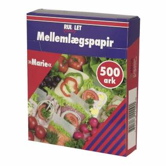 Mellemlægspapir kæmpe 14,5x12cm 500stk/pak