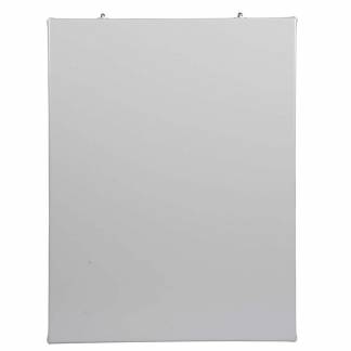 Låg lys grå t/2-hjulet affaldsstativ