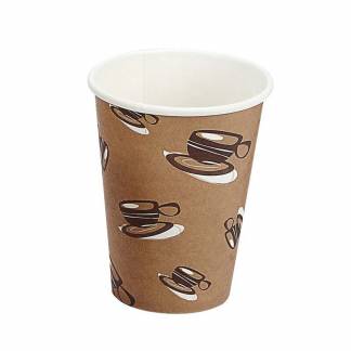 Kaffebæger 12oz 34cl  Hot Cup Single Wall pap 1000stk/kar