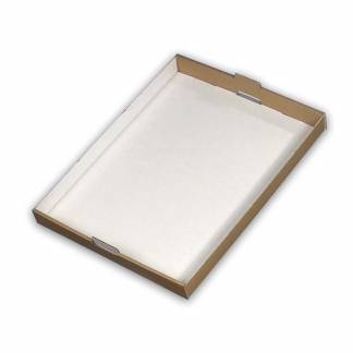 Kagemandsæske hvid stabelbar 600x452x113mm