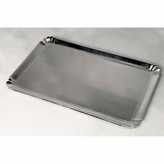 Papfad sølv 42x28cm 25stk/pak