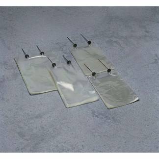 Plastikpose PP p&aring; b&oslash;jle 220x350/40+40x0,03mm 2000stk/pak